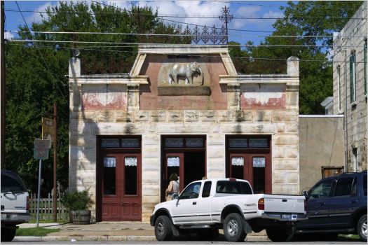 The oldest building in Fredericksburg, a German settlers town famous for Peach Cobbler, Raspberry Chipotle and Wine. Many of the natives spoke German. The town was spotless and friendly. 