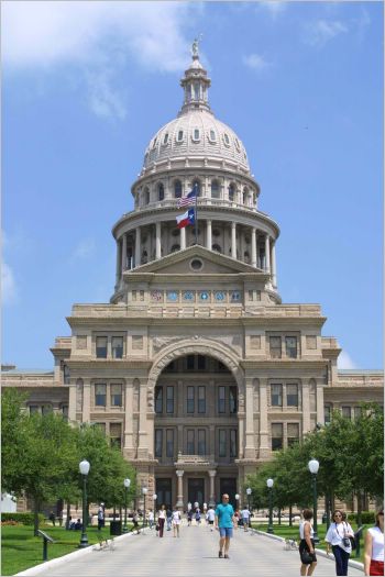Texas State Building, Austin, where George W. Bush worked as State Governor before becoming U.S. President.