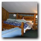 The bed was enormous.We also enjoyed a sauna and jacuzzi in the Ensuite bathroom