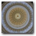 The dome of the Texas State Building from inside. To give you an idea of how big it was - 8ft from the tip of the Star to the middle!  
