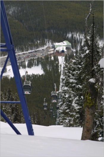 Descending Sulphur Mountain!