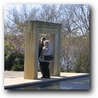 June, Eric and that Statue