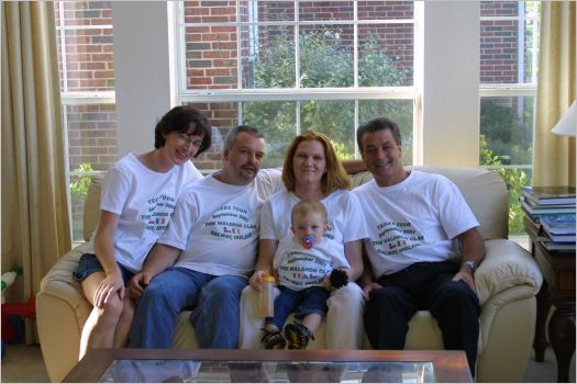 LtoR: Imelda, Stuart, Valerie, Gavin and John