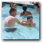 We enjoyed the pool to ourselves and Kyle had great fun