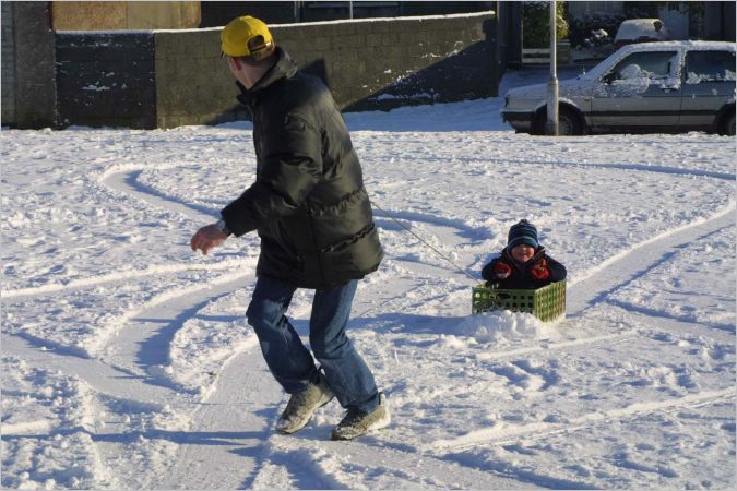 Let's play again Dad, Kyle demanded