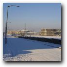A thick blanket of overnight snow fell on Galway city, late December 2000.