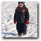 Kyle was so well insulated that he was hot from running around