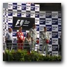 Mikka Hakkinen first, Michael Schumacher second and David Coulthard third!