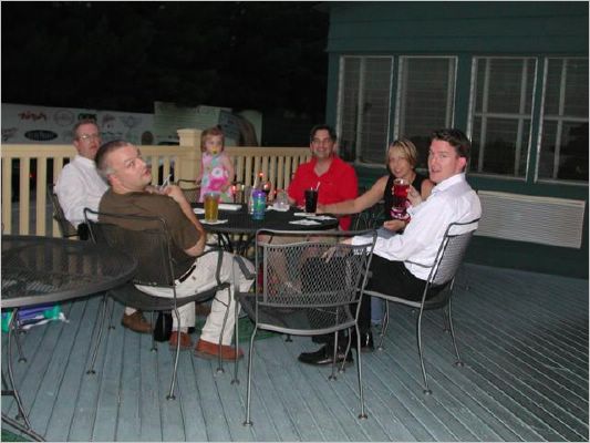 Buckhead, Atlanta: LtoR: Stuart in brown, Chris, Aime, Gianni, Irene and Jan.