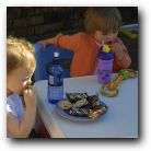 Gavin and Sian have a chocolate party!