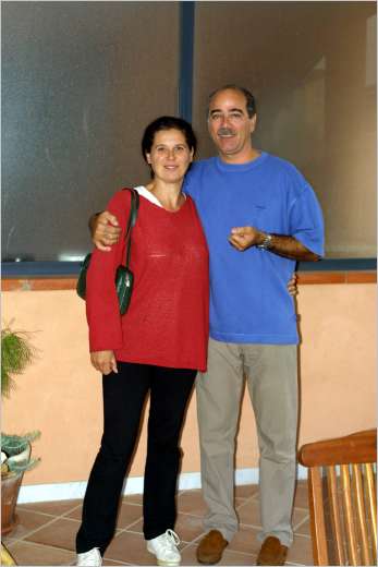 Elda and Franco spoiled us in Ameglia.