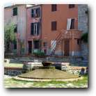 This tiny village, Montemarcello, was bombed during World War Two and lost many men in the war. 