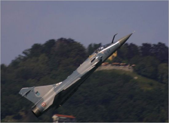 See the pilot as he flew vertically into the blue sky!