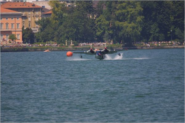 What's a sea plane to do but land in Lake Lugano. And that was all it did really!