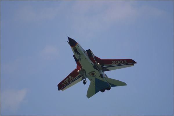 Big and noisy. Trust me on this one. I had my fingers in my ears.