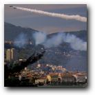 View over Lugano city.