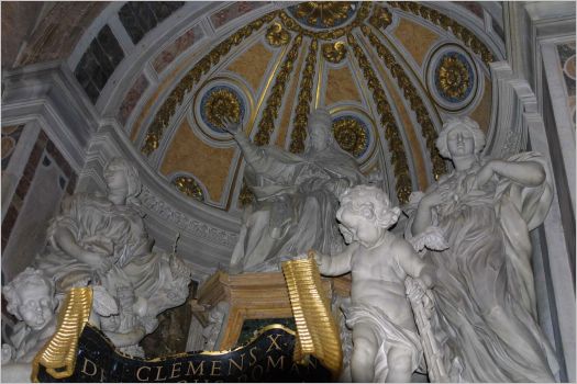A typical chapel off the Vatican main church..