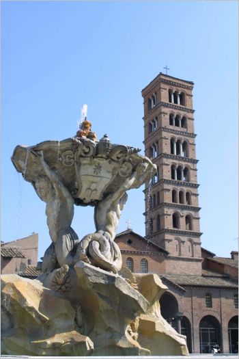 The Fontana dei Tritoni built in 1715 and still working!