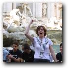 It's traditional to throw a coin in as it guarantees a return trip to Rome.