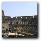 The big bit that's missing was removed and recycled in the building of the Vatican and other churches. 