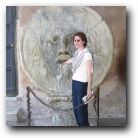Me trying out the Boca della Verita.