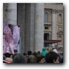 El Papa was tired. I don't believe he was too well on the day as he needed a tissue several times for his nose. 