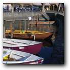Fishing boats on Lake Maggiore, Ascona.
