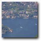 Close up of Lugano city. We live on the left of the picture.