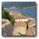 Terracotta tiled roofs.