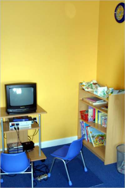 The media and library corner!