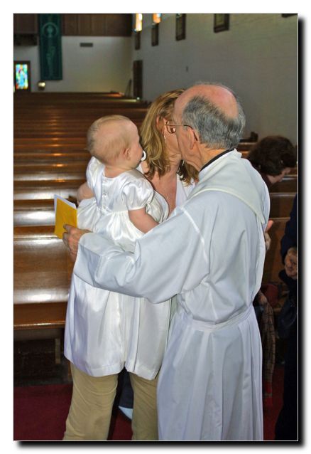 Hmmmm, that's not Dad that Mom is kissing!