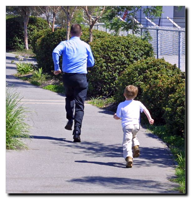 Frank and Gavin doing the running!!!