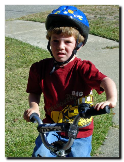 All kitted out for biking 