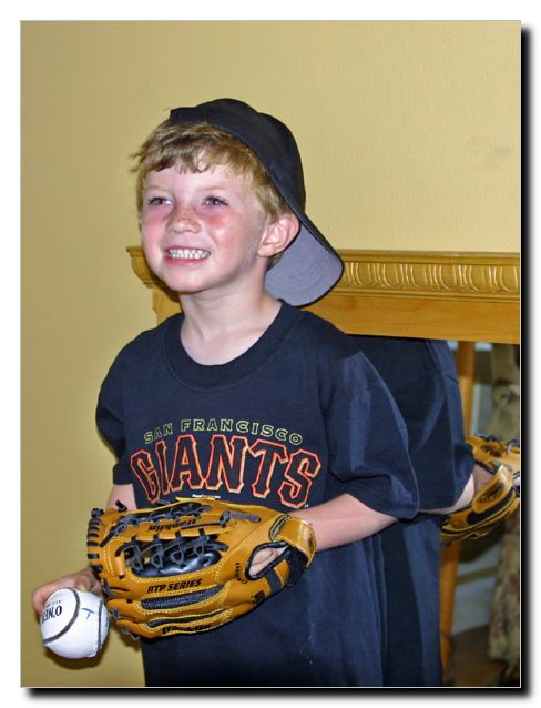 Gavin Bonds poses for his fans!