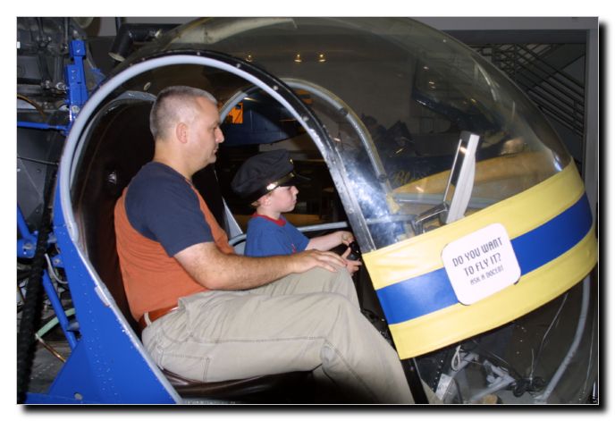 Buddy and Gavin fly a Chopper
