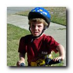 All kitted out for biking 