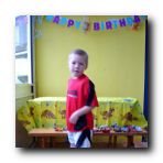 Unfortunately out of focus but look how Kyle has grown
