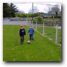 Catching a game of ball