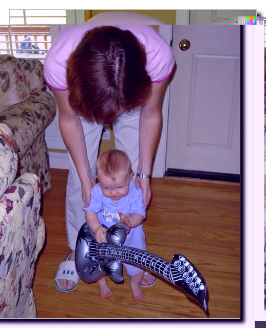 Rylie was determined to rock like her brother