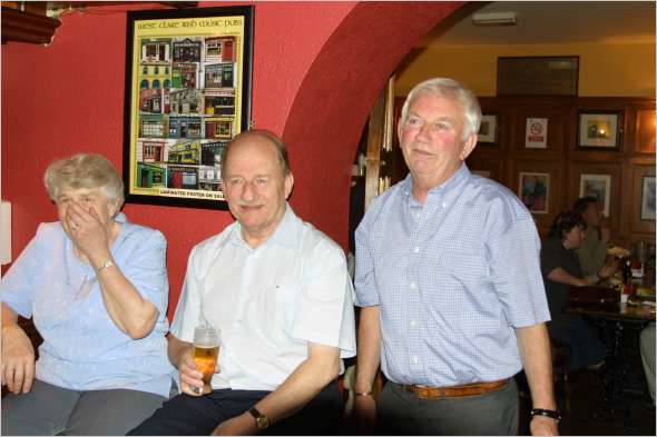 Three large brandies please - oops did we order already!
