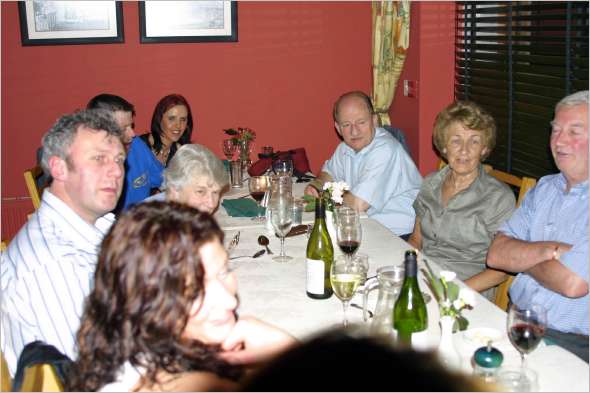 The birthday party surprizees