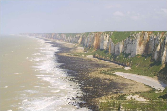 Normandy Cliffs on a windy day