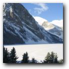 Frozen Lake Louise, Canada