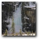 Frozen waterfall, Lake Louise